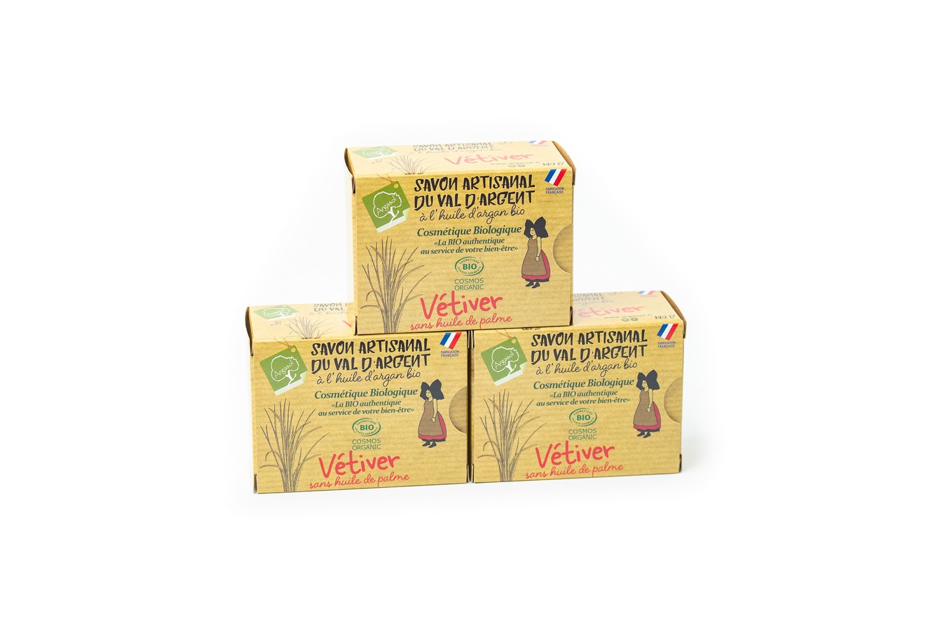 Lot de 3 Savons Vetiver