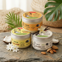 Lot de 3 Baumes Huiles de Coco 150ml