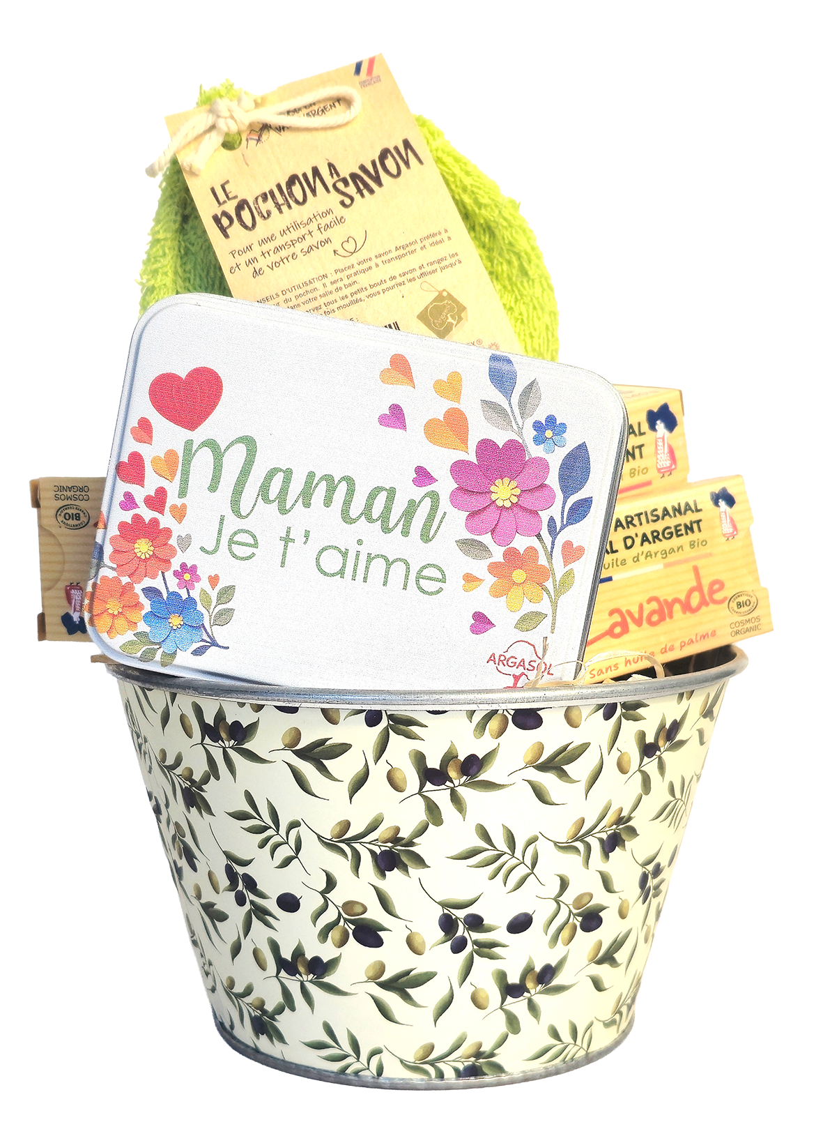 Panier rond “olives”