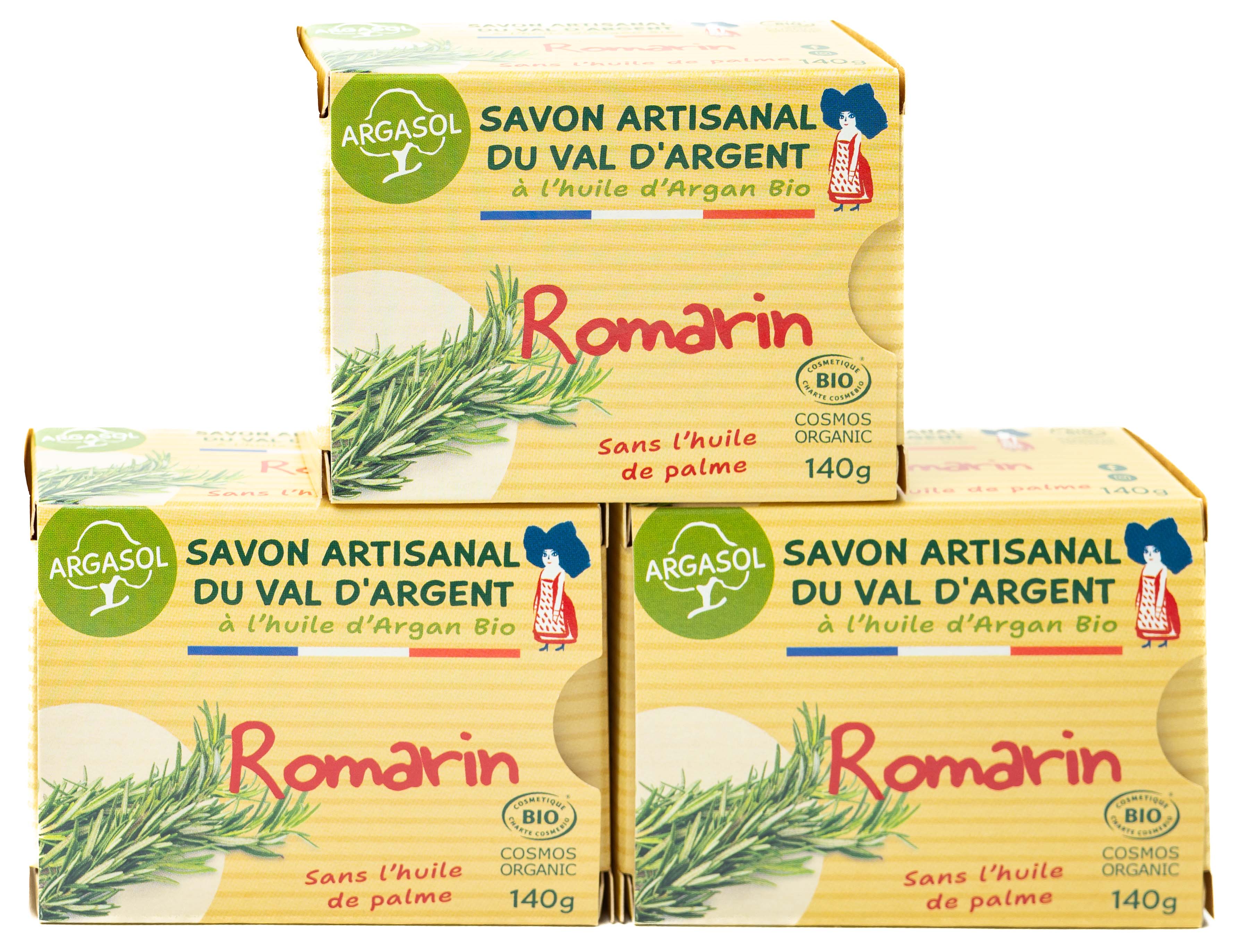 Lot de 3 Savons au Romarin