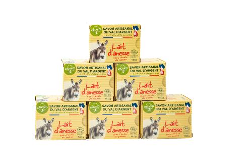 Lot de 6 Savons au Lait d'Anesse