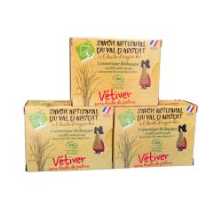 Lot de 3 Savons Vetiver