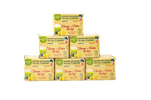 Lot de 6 Savons Citron-Yuzu-Ortie
