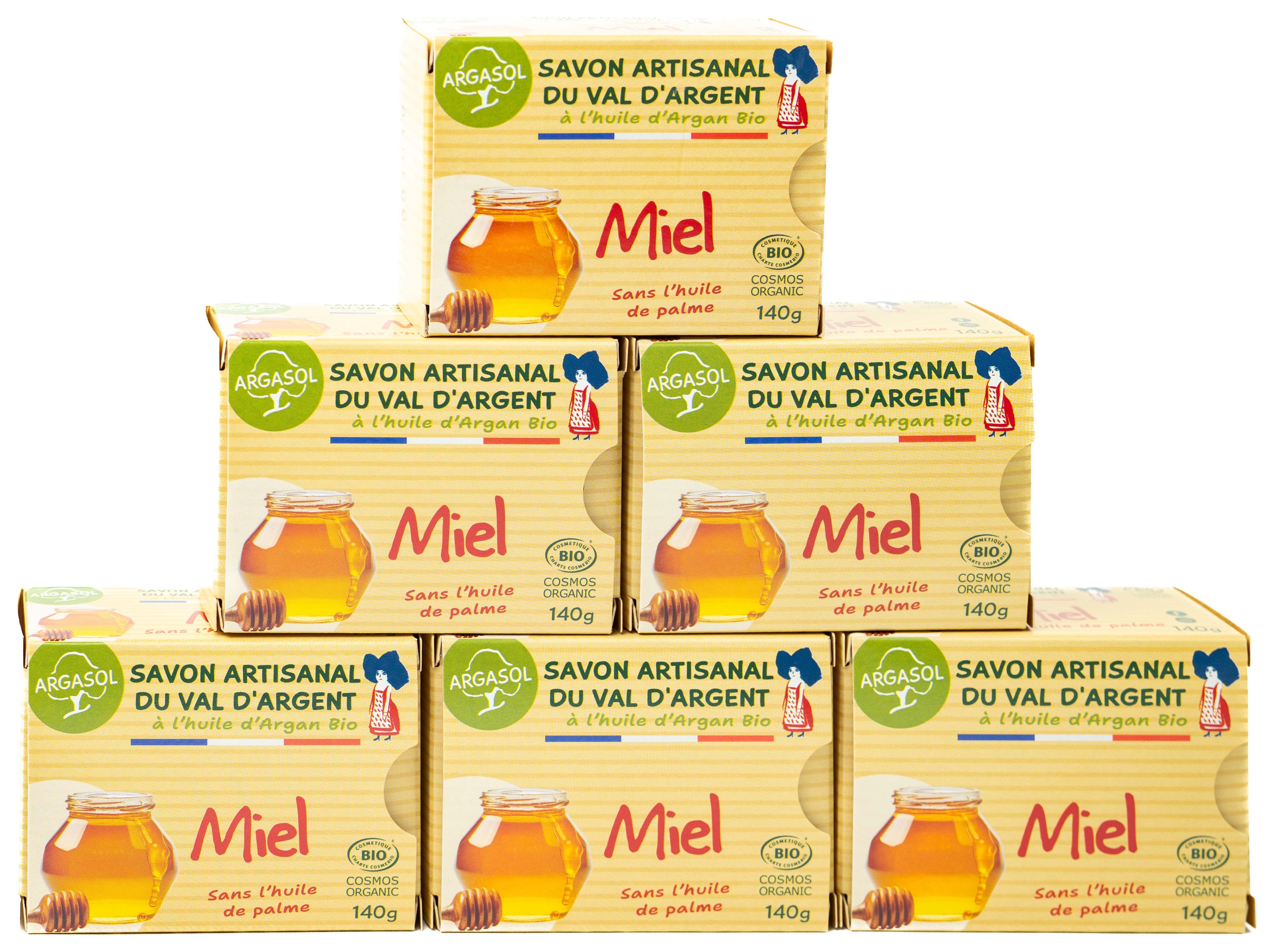 Lot de 6 Savons au Miel