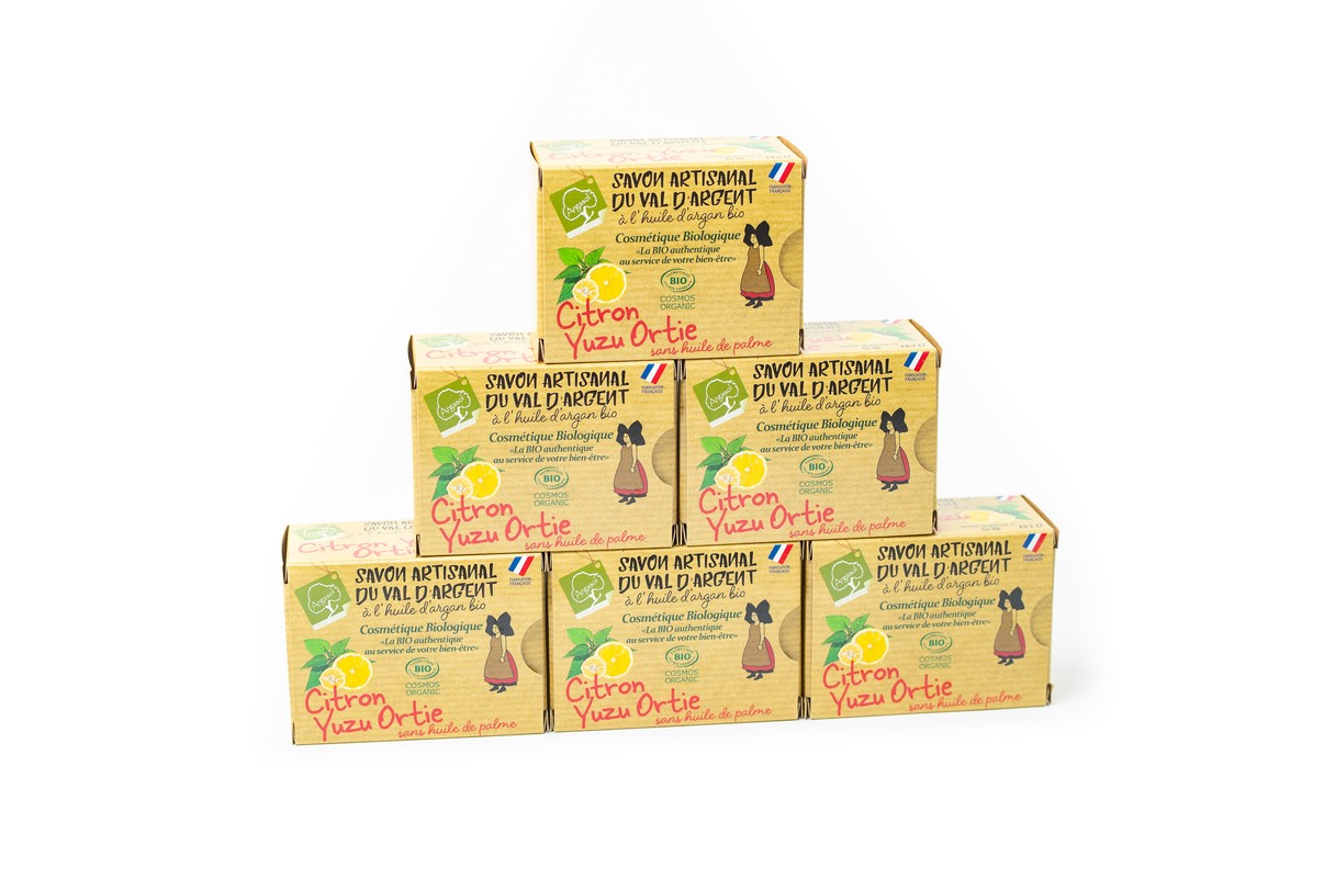 Lot de 6 Savons Citron-Yuzu-Ortie