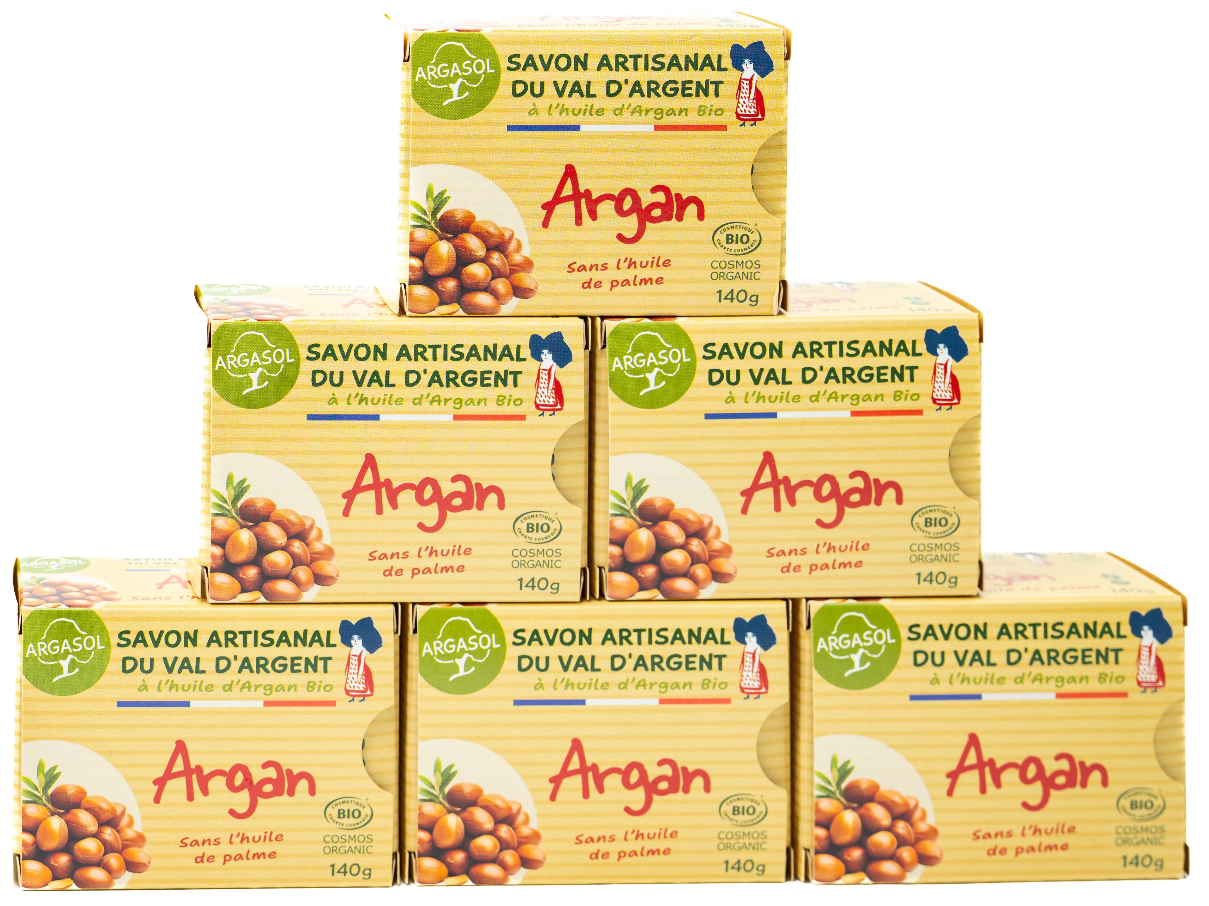 Lot de 6 Savons à l'Argan