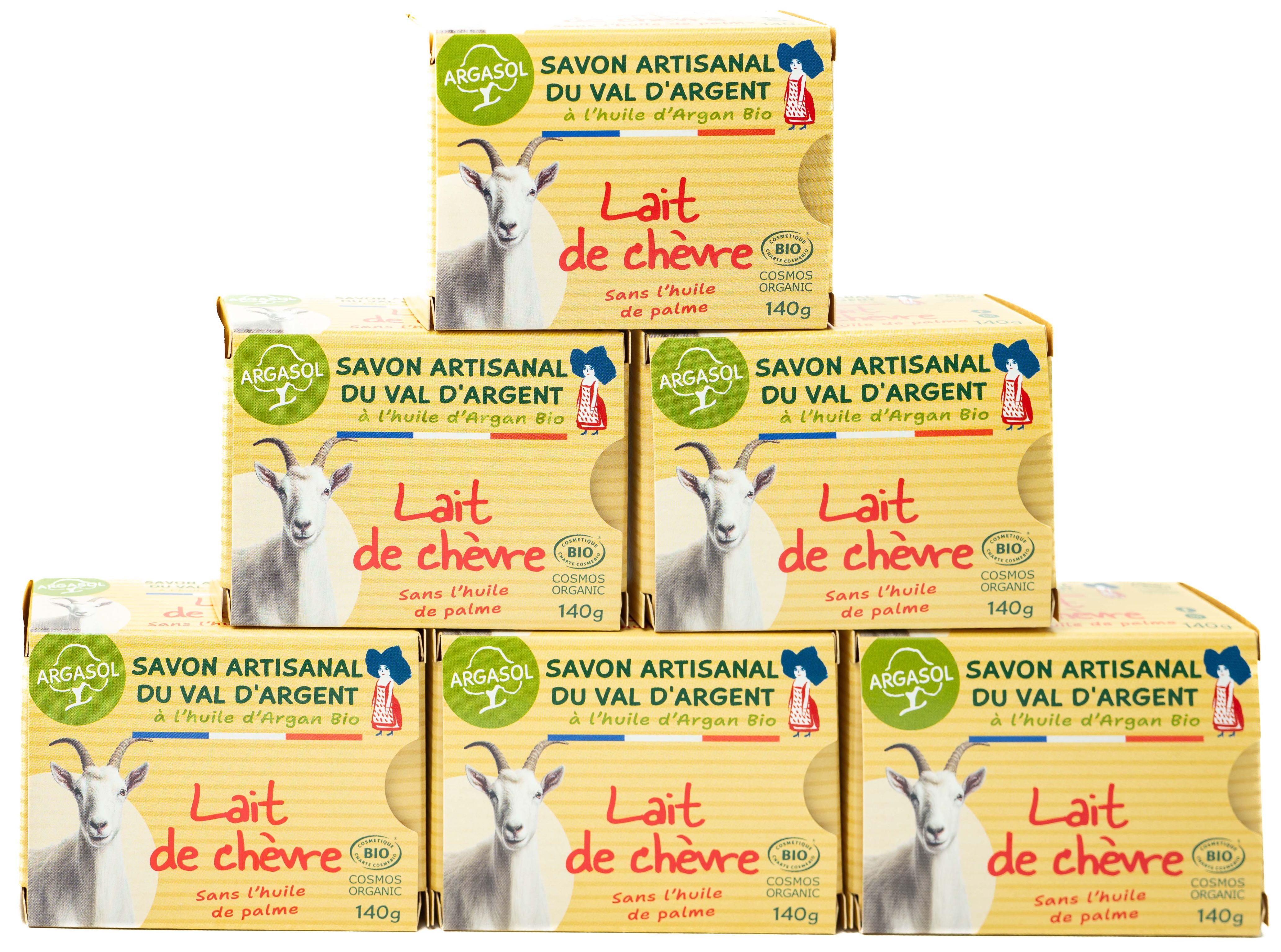 Lot de 6 Savons au Lait de Chèvre