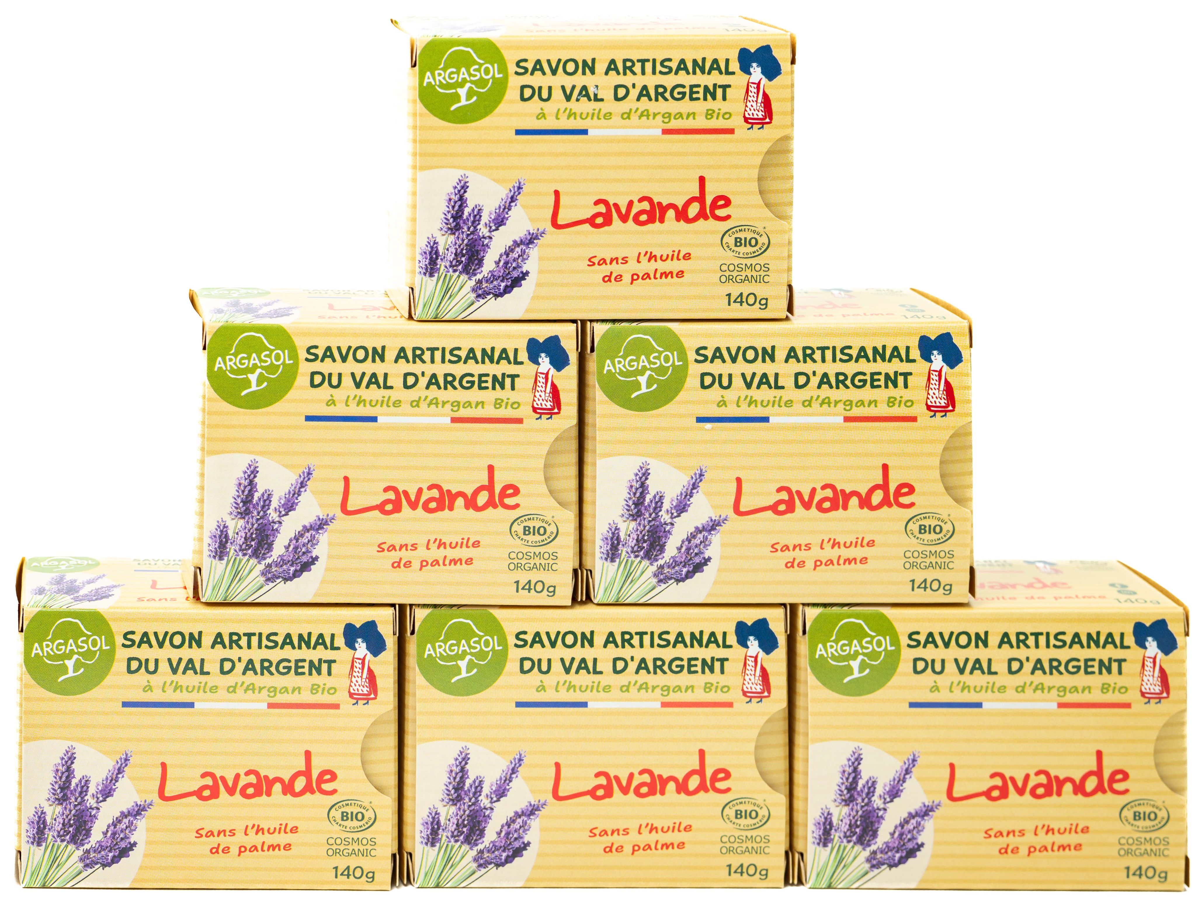 Lot de 6 Savons à la Lavande