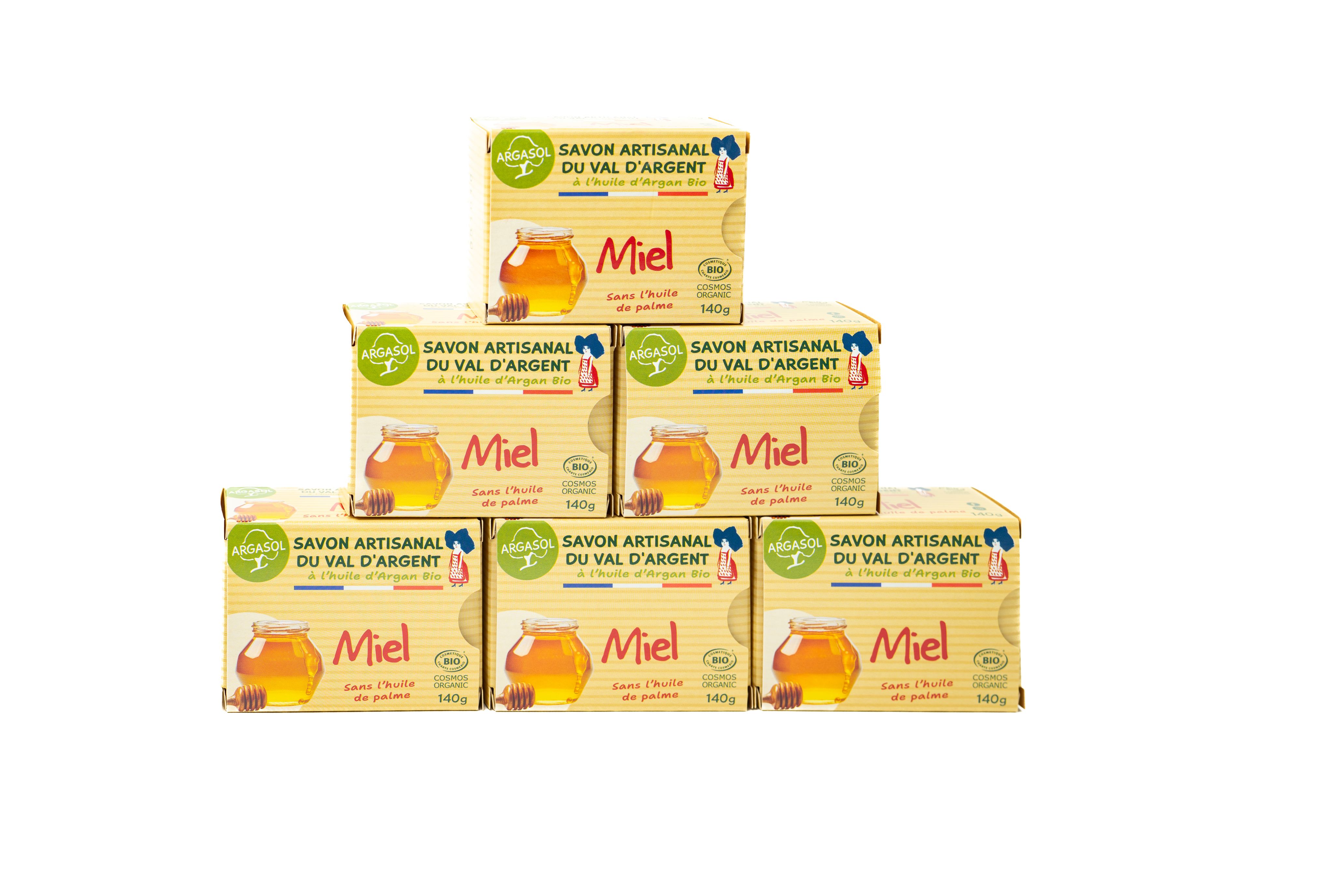 Lot de 6 Savons au Miel