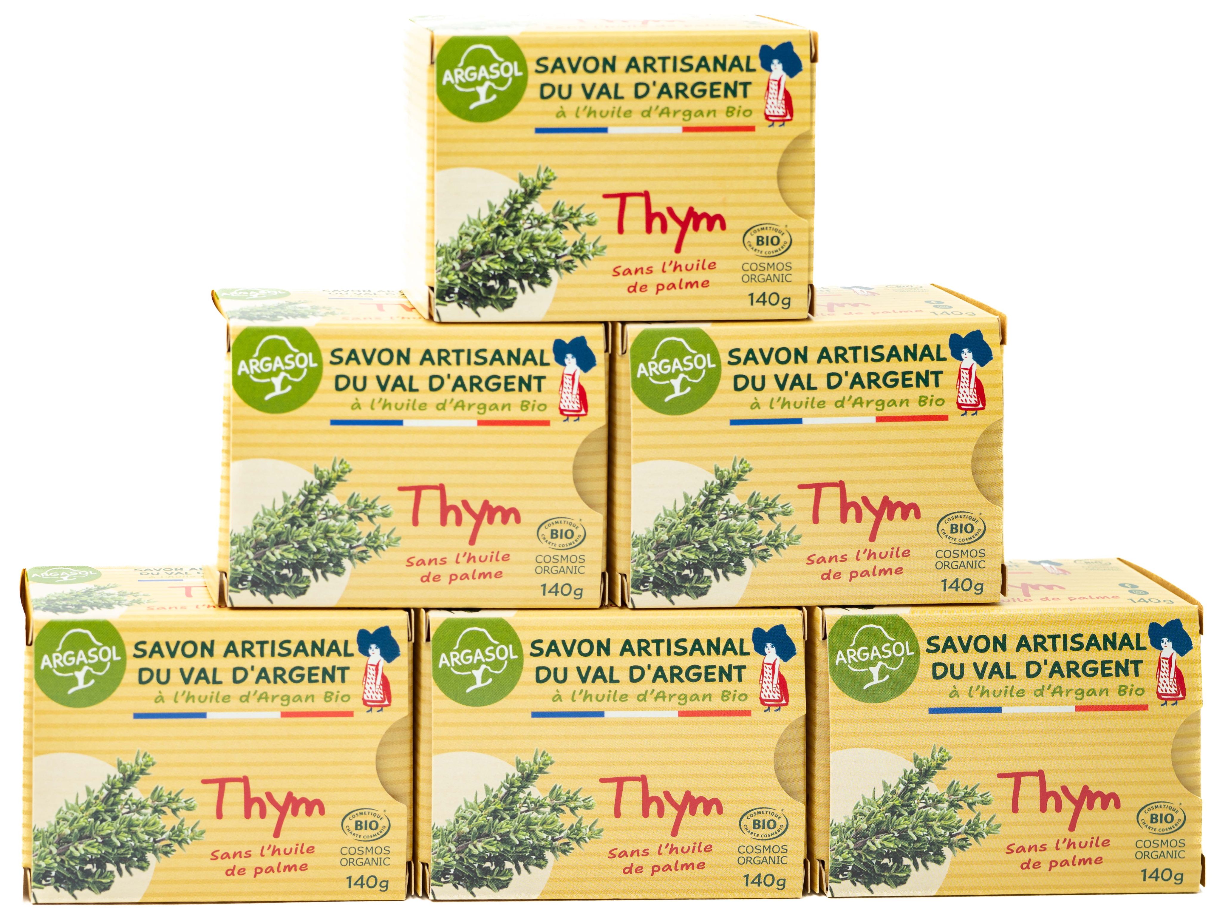 Lot de 6 Savons au Thym