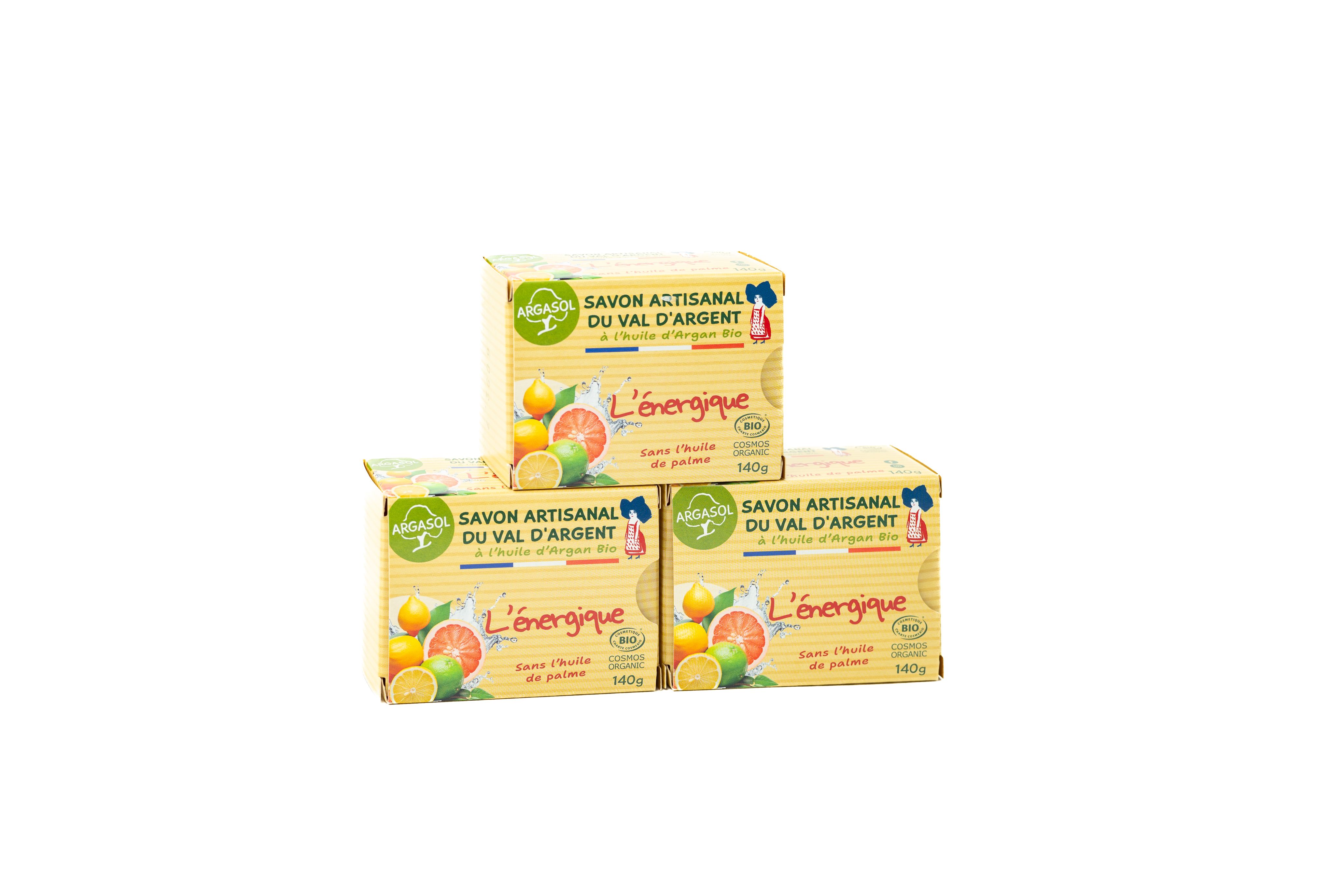Lot de 3 Savons l'énergique