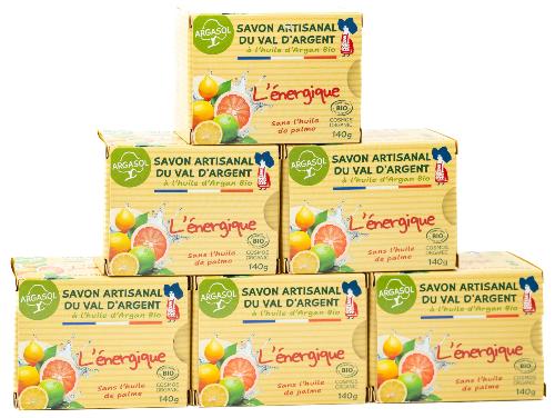 Lot de 6 Savons l'énergique