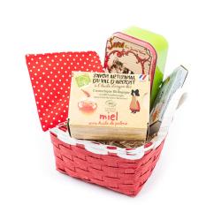Panier rouge Joyeux Noël