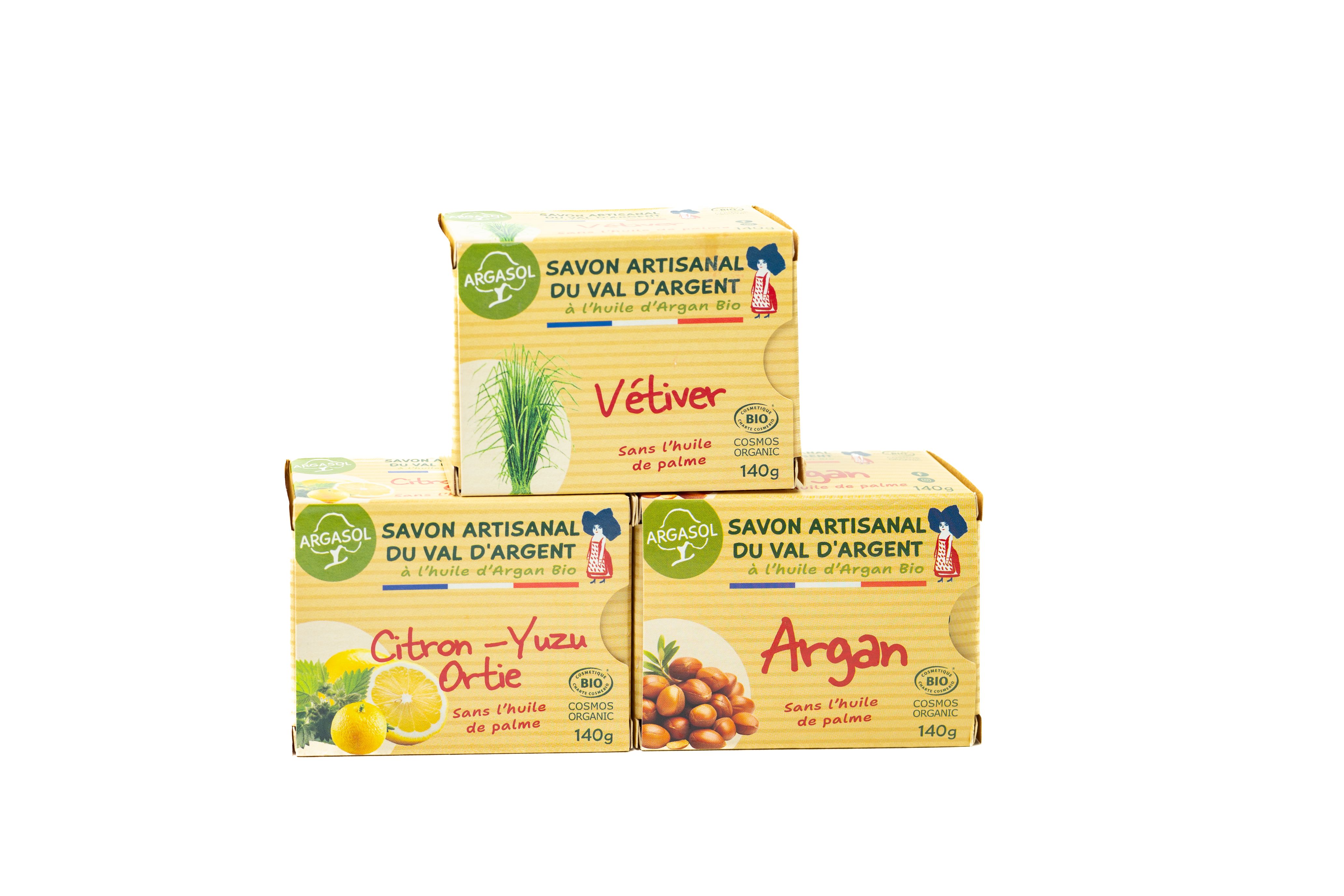 L'Eveil: Argan, Citron-yuzu-ortie, Vétiver
