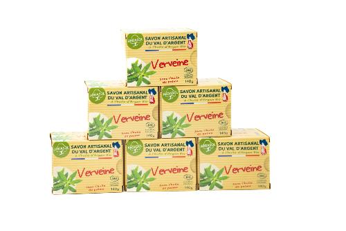 Lot de 6 savons à la Verveine