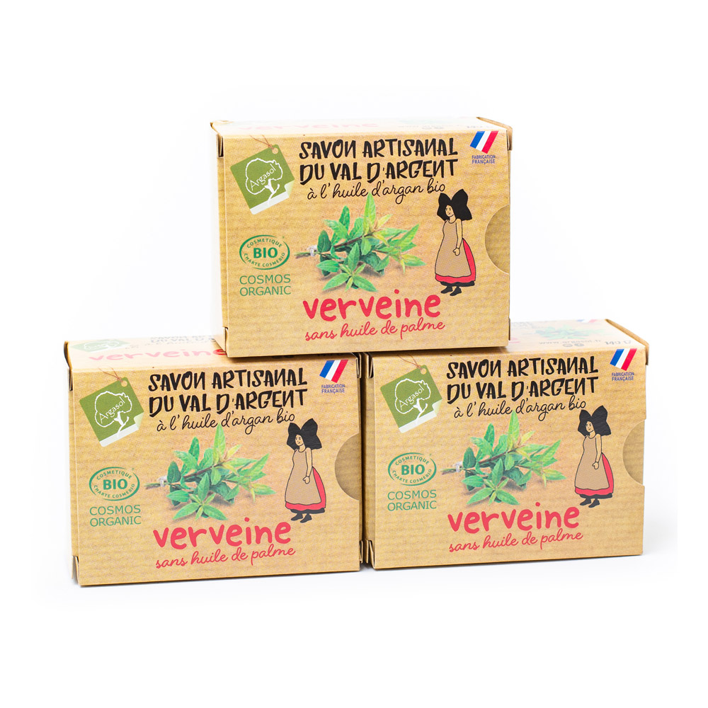 Savon Artisanal Français Parfum Verveine - Biscuit 45 G - Saponifié à Froid - Neuf