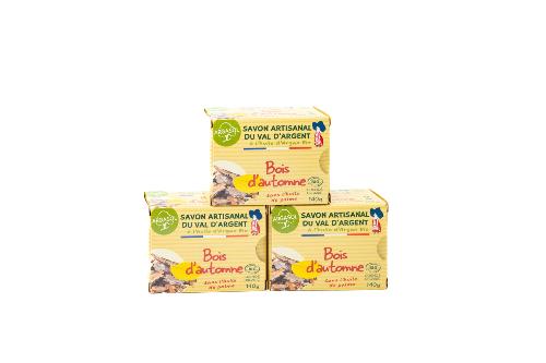 Lot de 3 Savons Bois d'automne