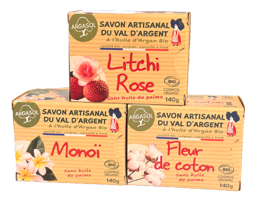 L'Eveil : Litchi/Rose  Monoï  Fleur de coton