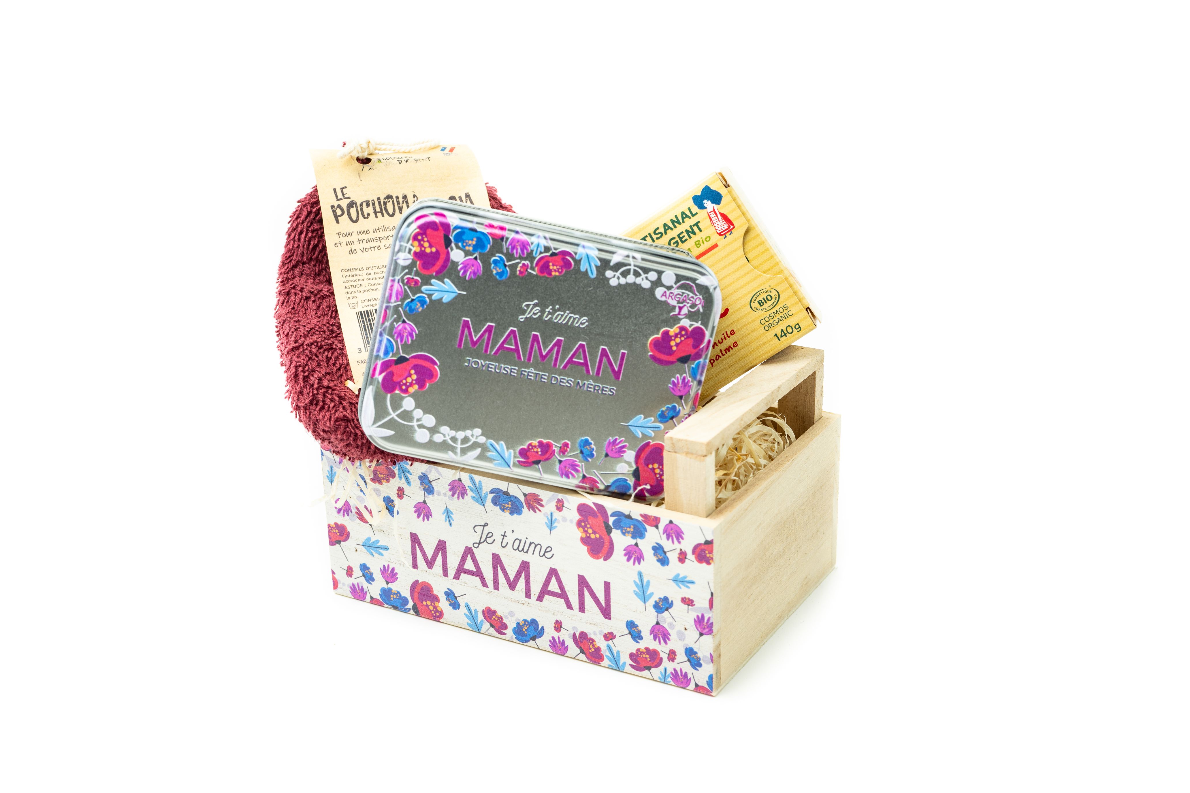 Caissette bois je t'aime Maman