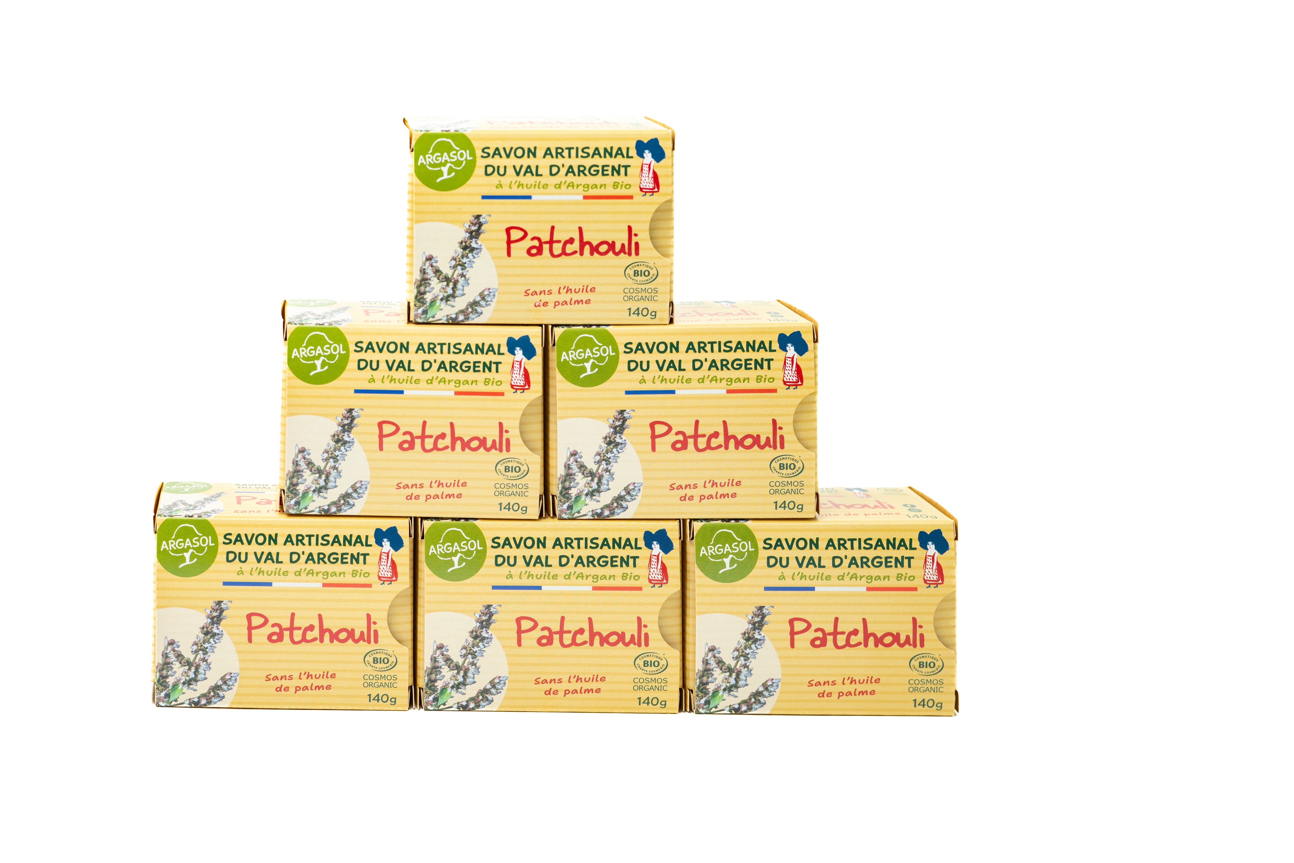Lot de 6 Savons au Patchouli