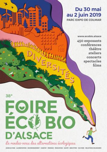 Du 30 mai au 2 juin à Colmar pour la Foire Eco bio d'Alsace