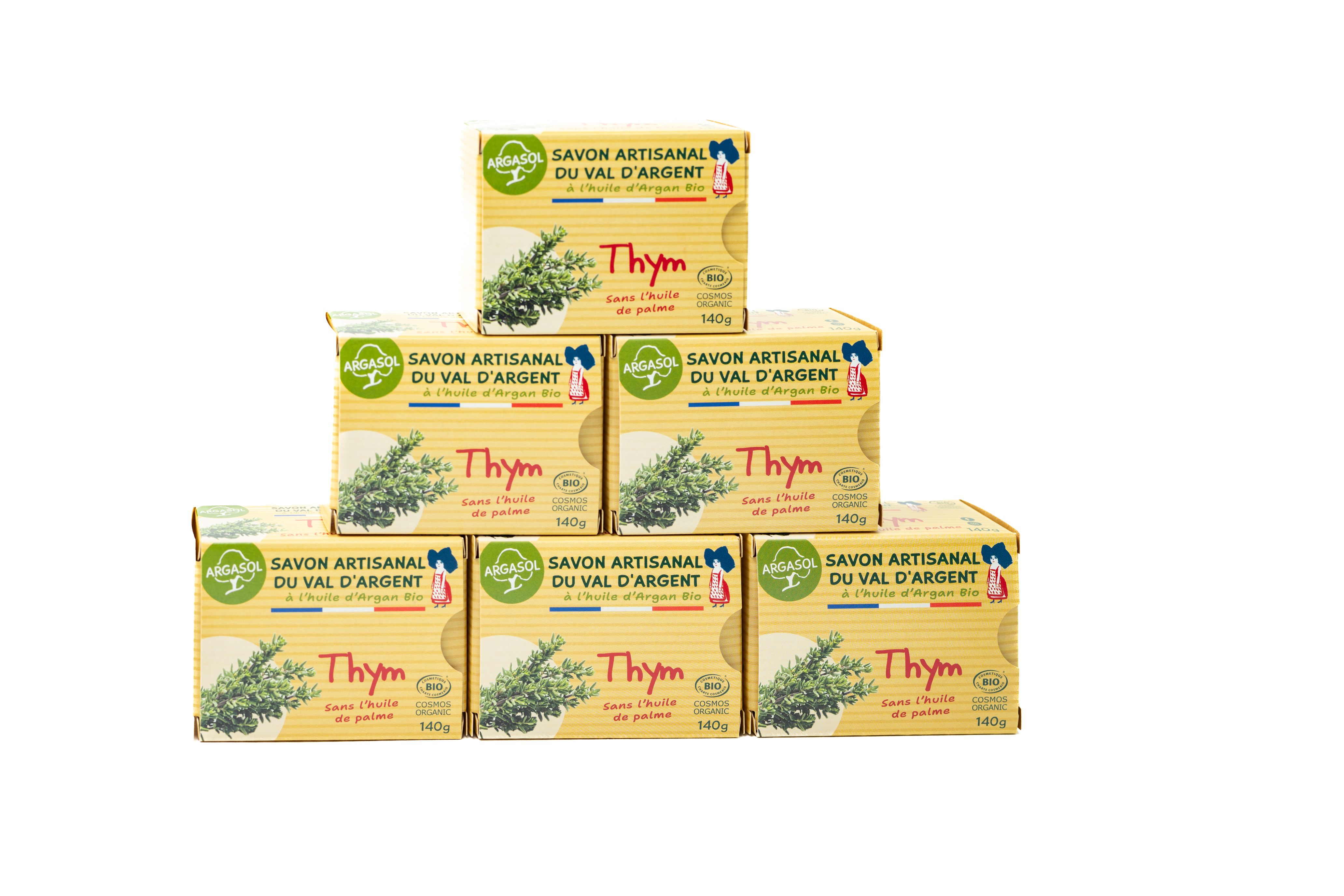 Lot de 6 Savons au Thym