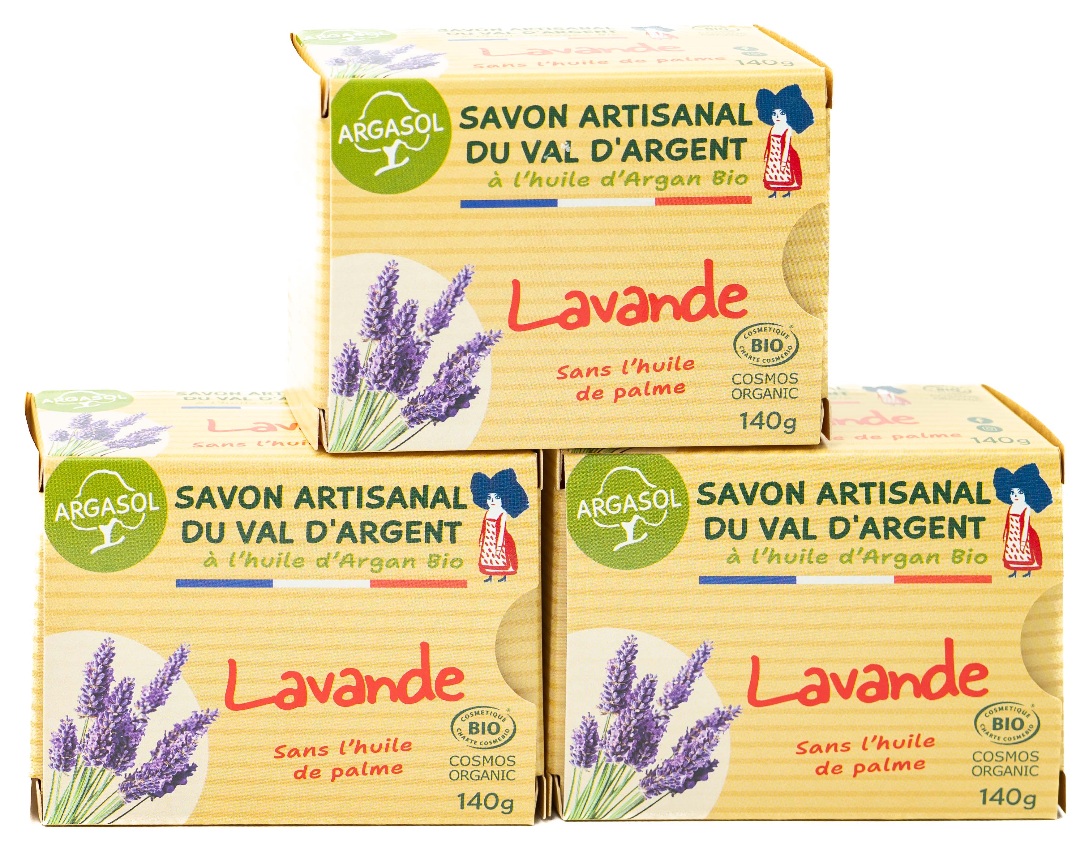 Lot de 3 Savons à la Lavande