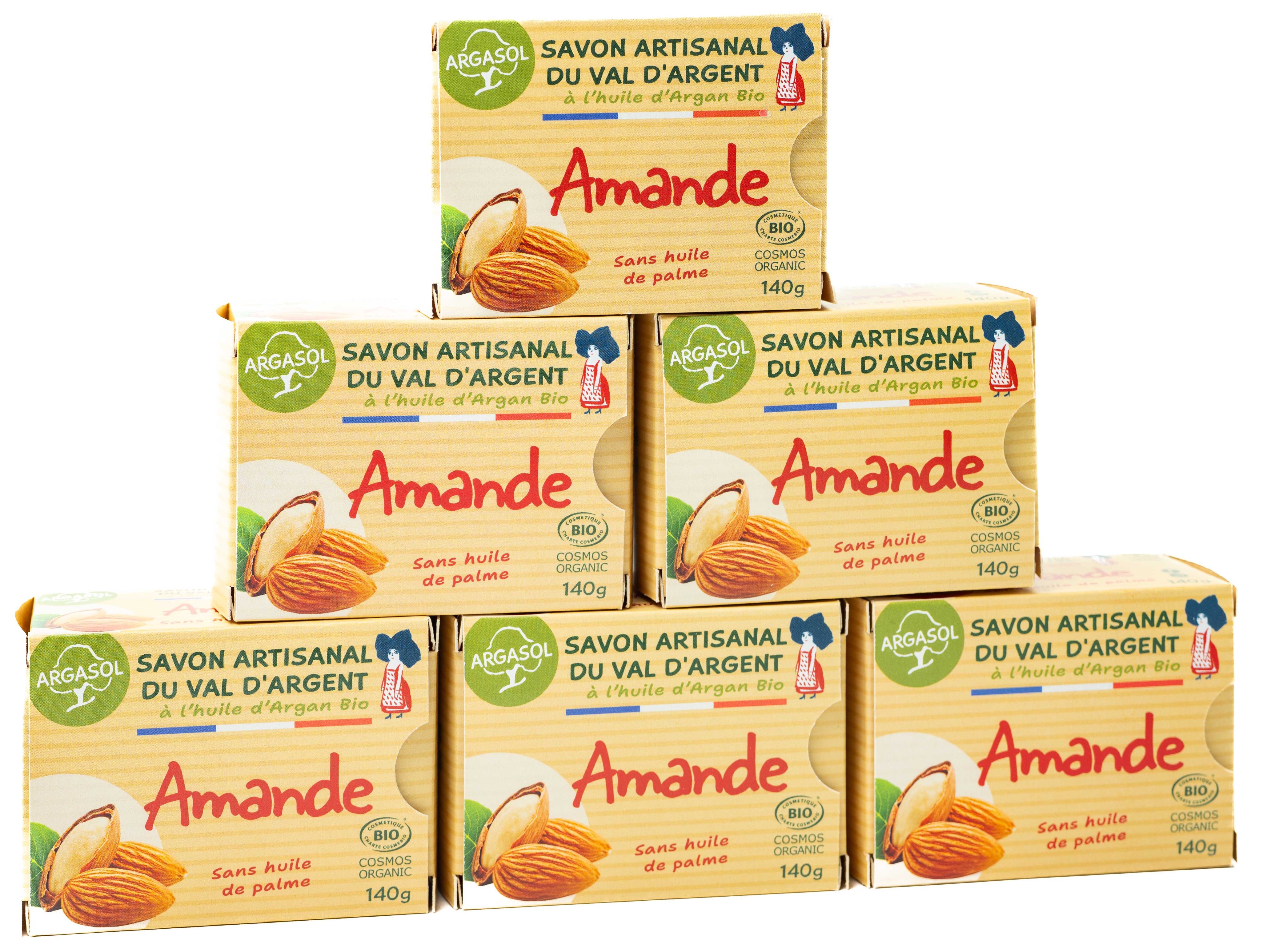 Lot de 6 Savons à l'amande