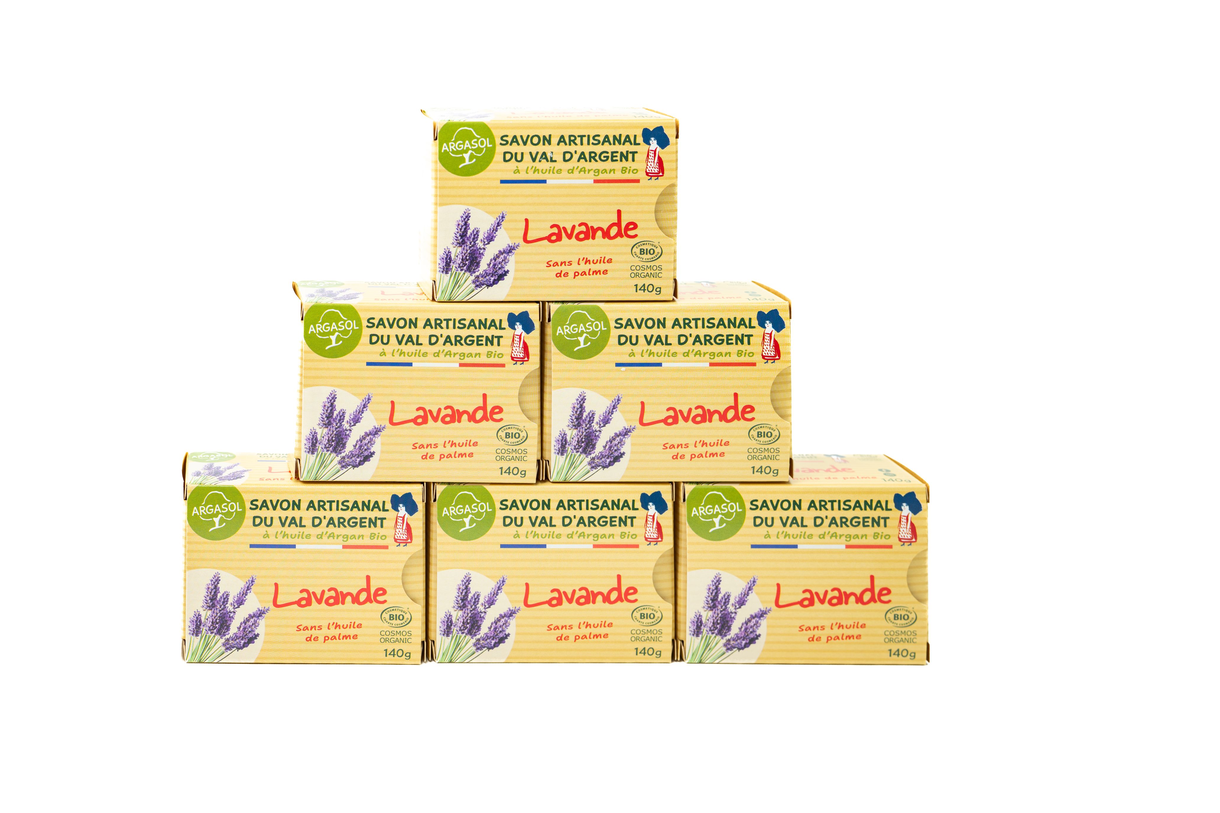 Lot de 6 Savons  la Lavande