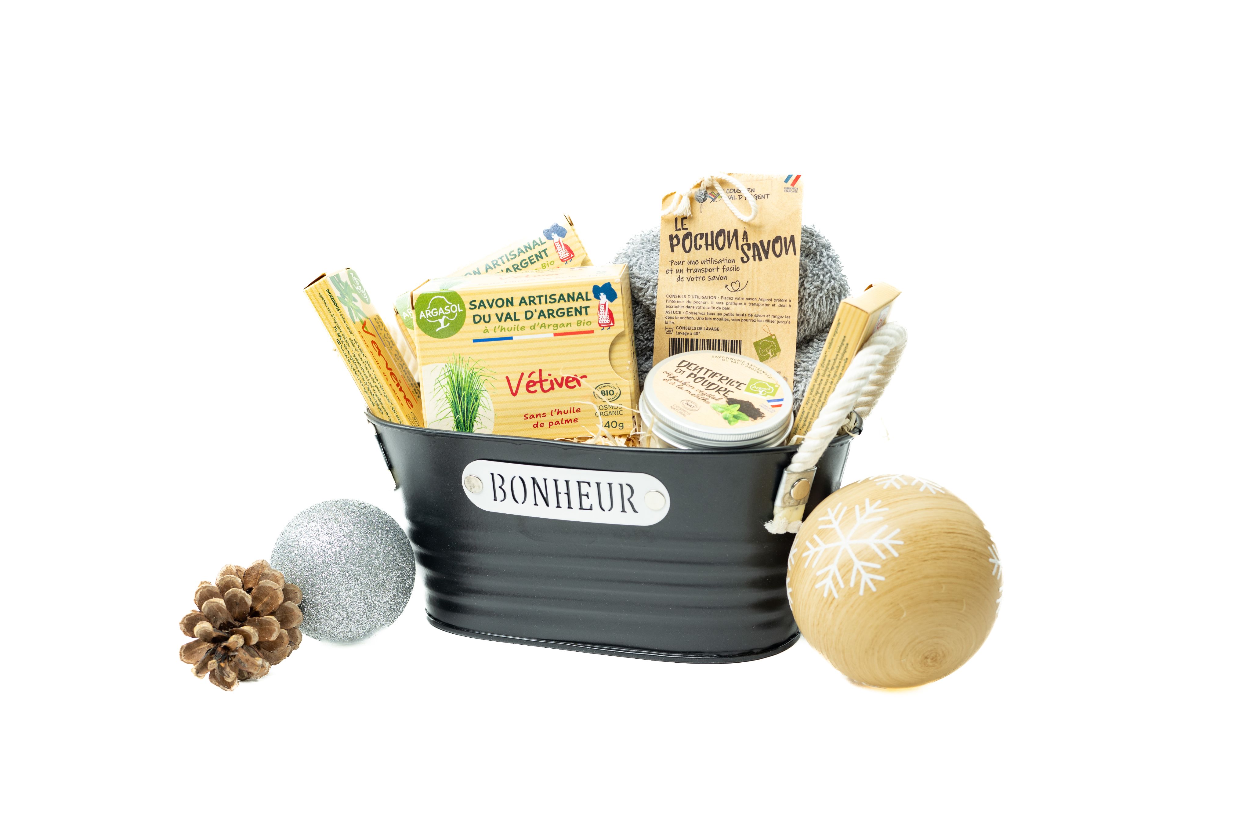 Baquet oval Bonheur de noël 