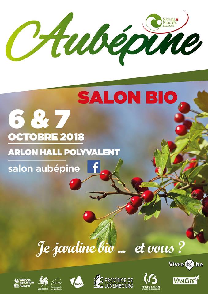 Salon Aubépine à Arlon les 6 et 7 octobre