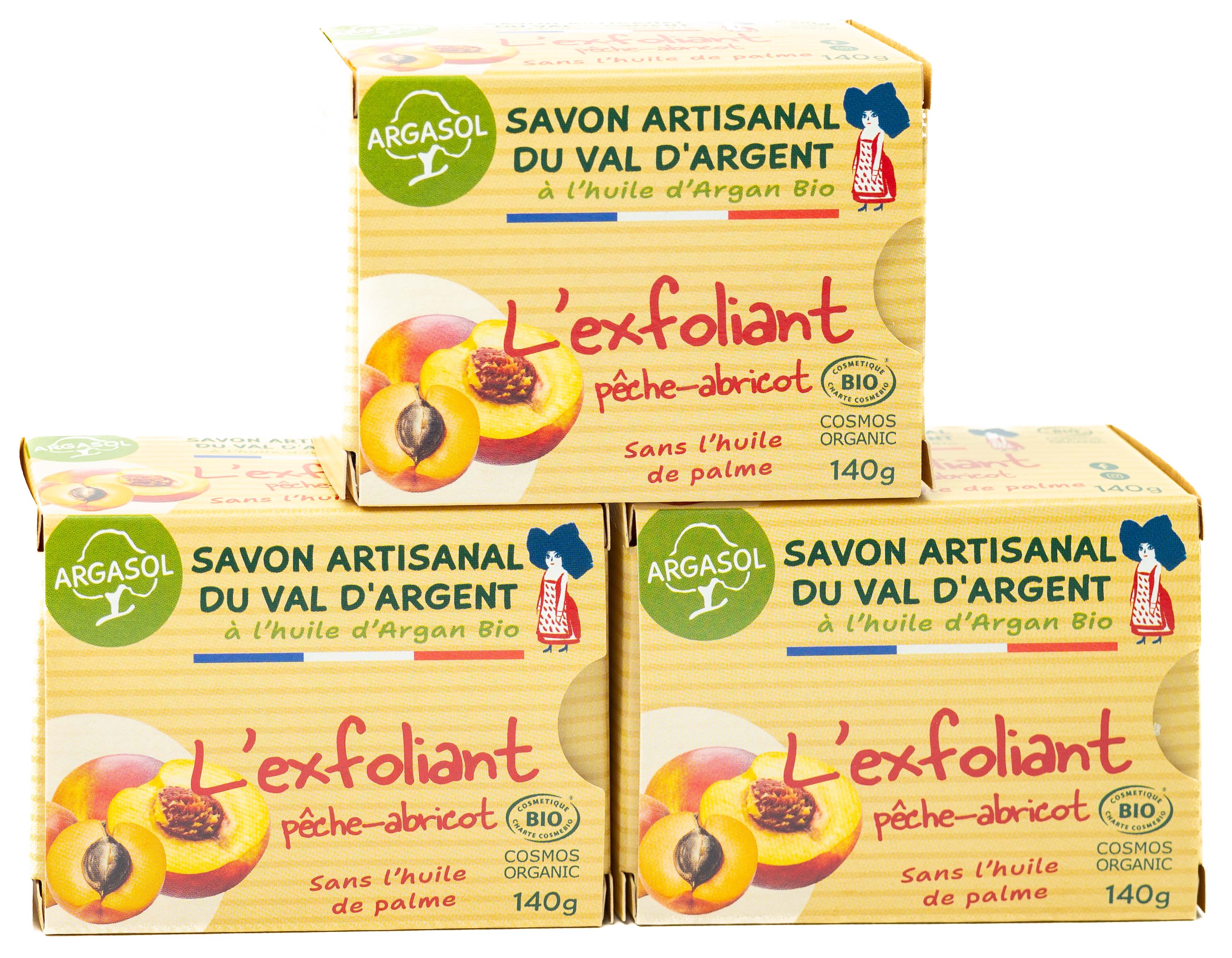 Lot de 3 Savons L'Exfoliant