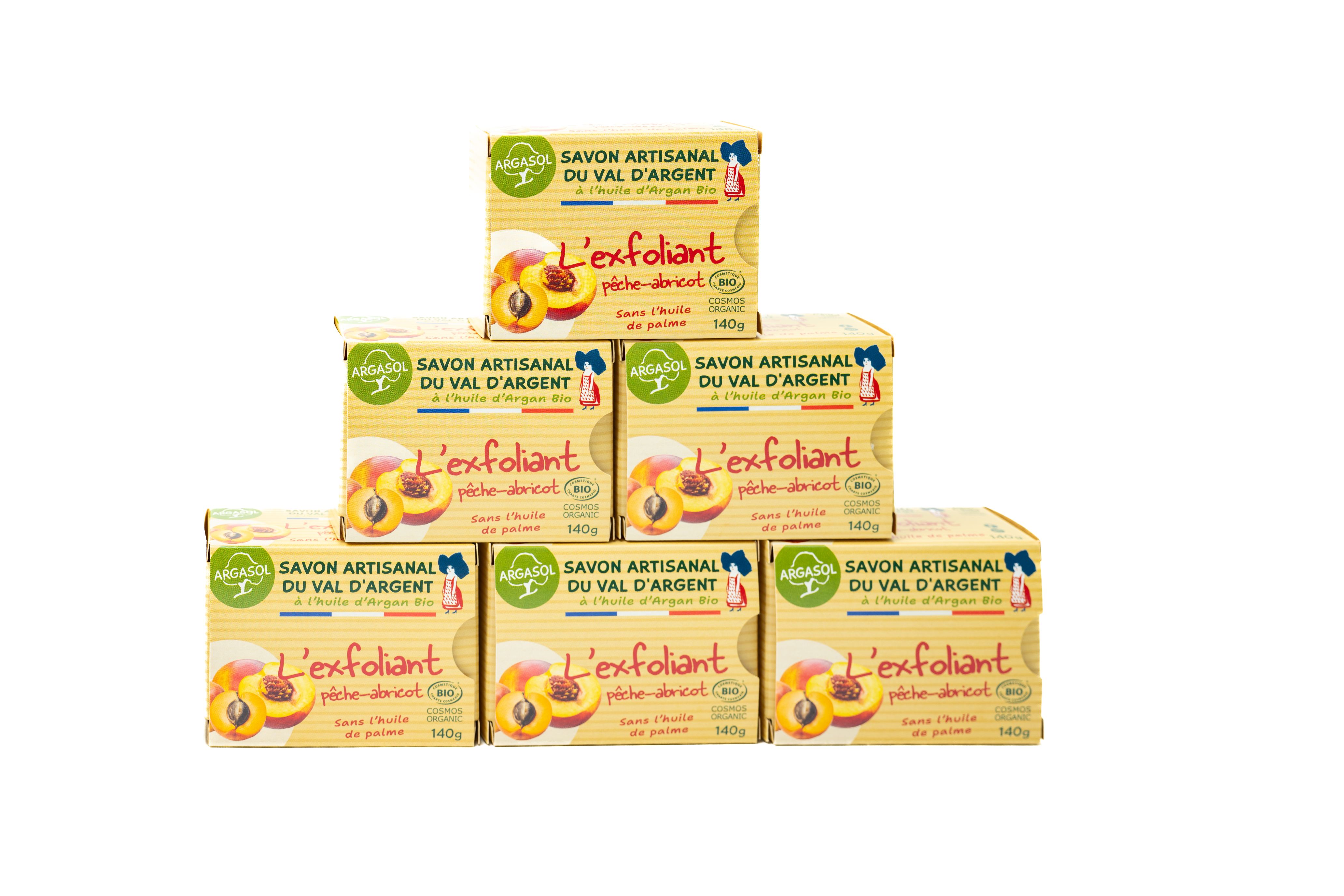 Lot de 6 Savons L'Exfoliant