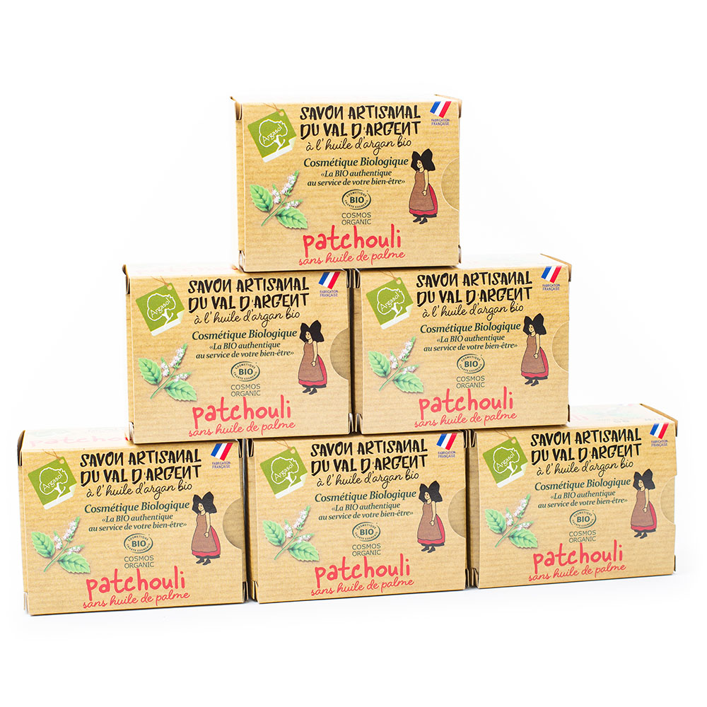 Lot de 6 Savons au Patchouli